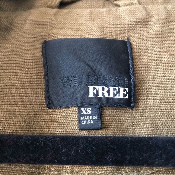 Wilfred Free Rayder Olive Green Moto Jacket - Picture 8 of 9